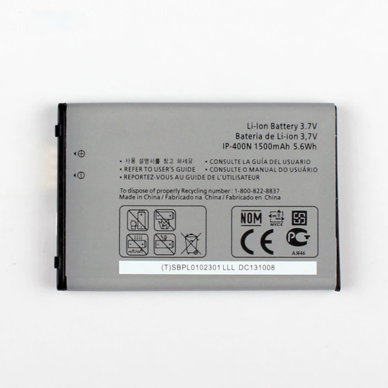 Оригинальный аккумулятор GW620 для LG SWIFT LOOP GT540 EVE InTouch Max GM750 eXpo GX200 GX300 SBPP002740 LGIP-400N |