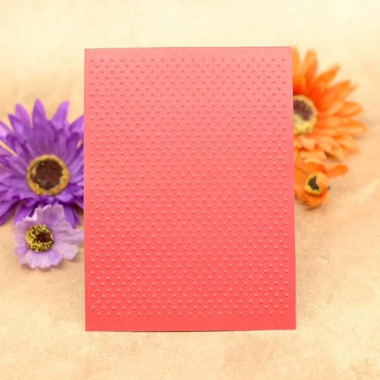 Пластиковая папка для тиснения в горошек скрапбукинга альбом сделай сам