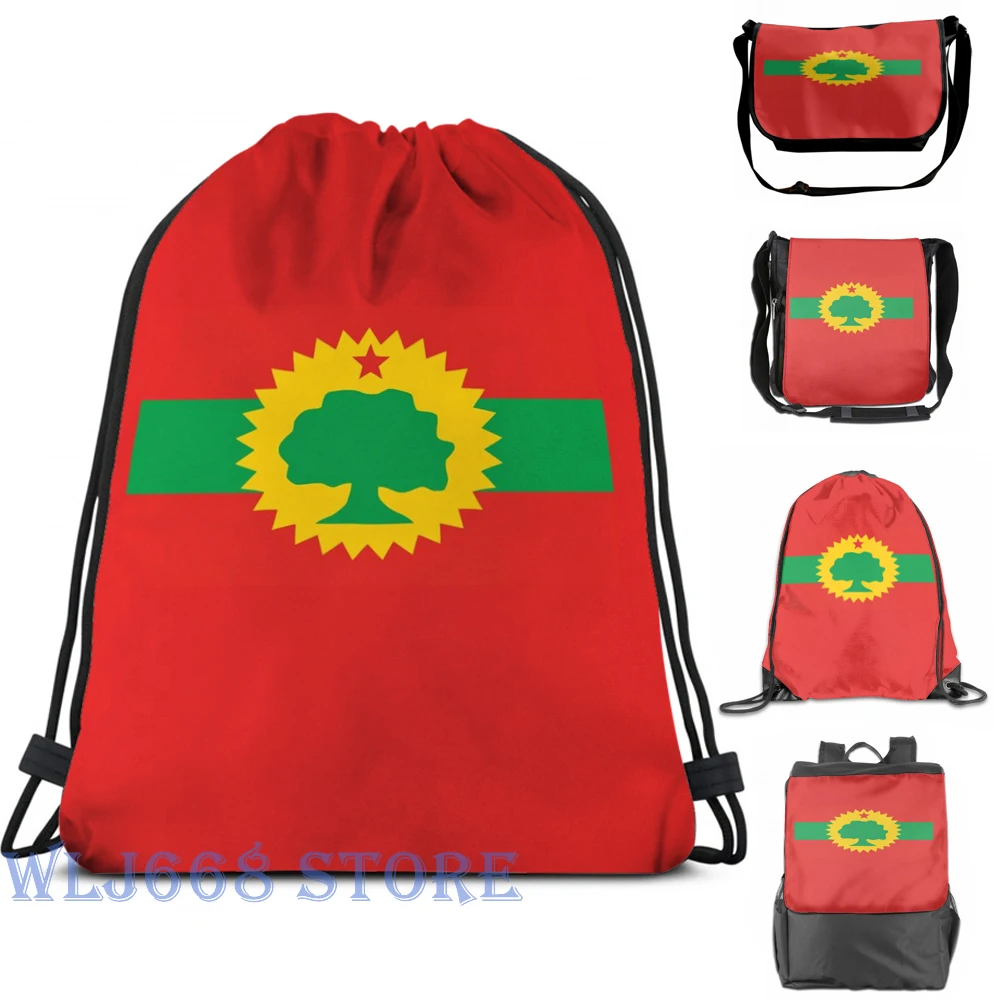 Забавные Наплечные сумки с графическим принтом женские флагом людей Oromo (Oromoo)