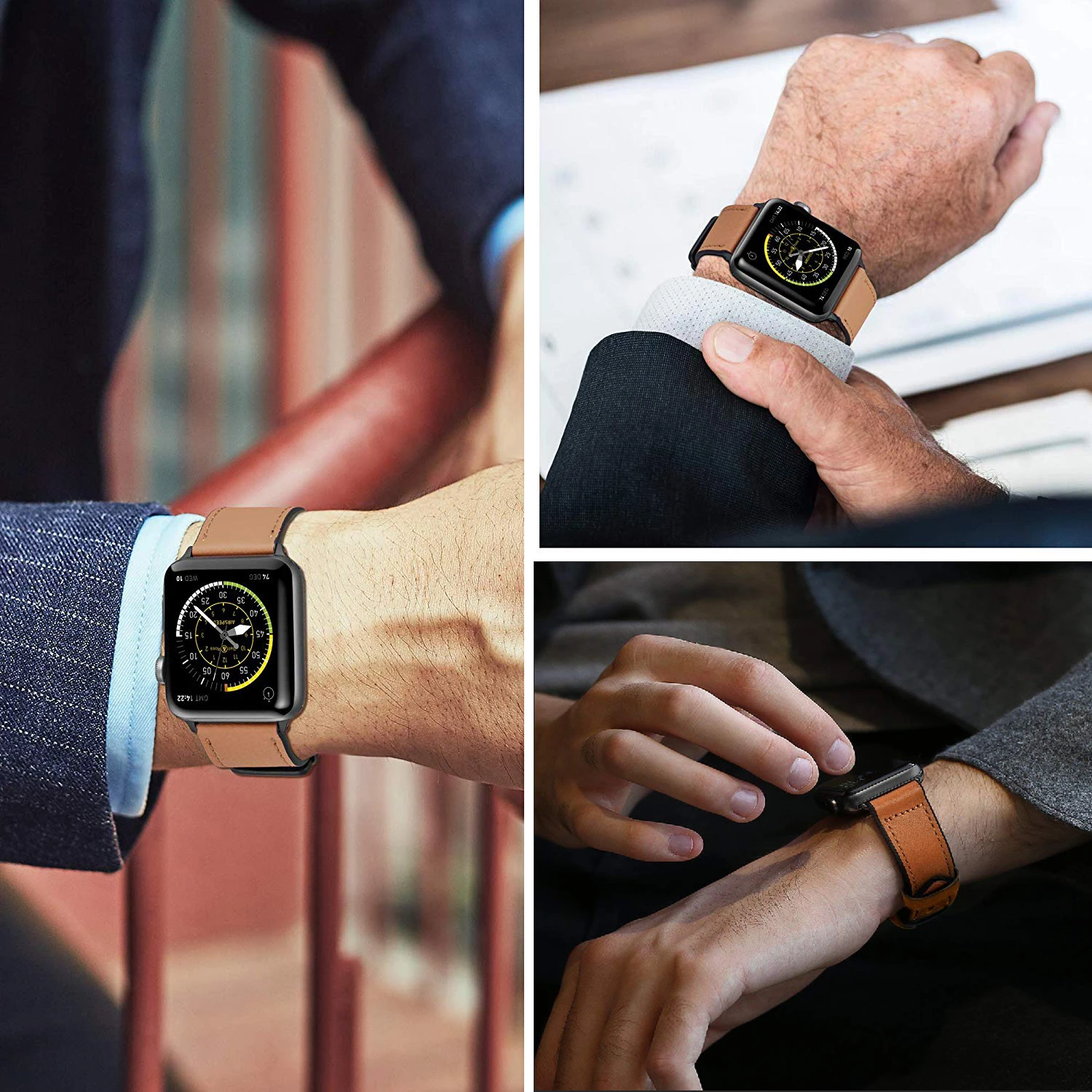 Чехол-накладка из искусственной кожи браслет для наручных часов Apple Watch, версии 44/40 мм спортивные запасной браслет ремешок для наручных часов iwatch, 4/3/2/1, 38, 42 мм, версия