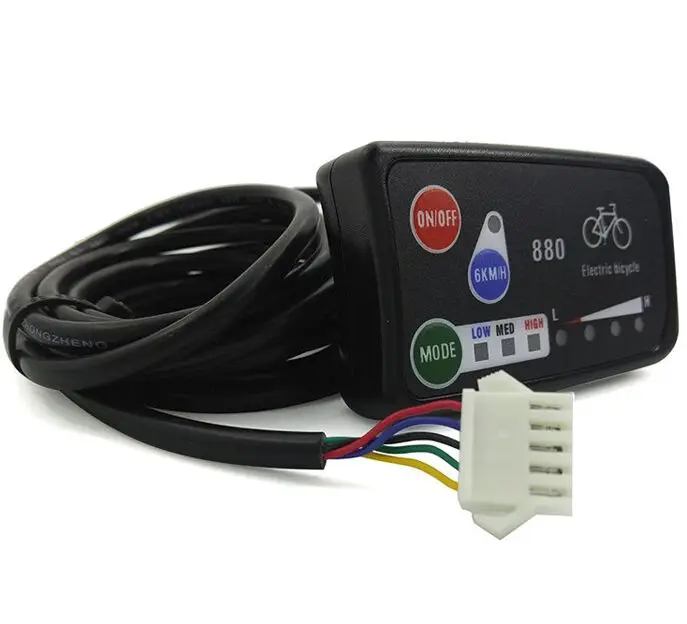 LED890 24V ebike LCD7 LCD8S дисплей Интеллектуальный водонепроницаемый разъем KT LCD8H 24 В 36V48V панель управления Запчасти для электровелосипеда - Цвет: LED890 24V