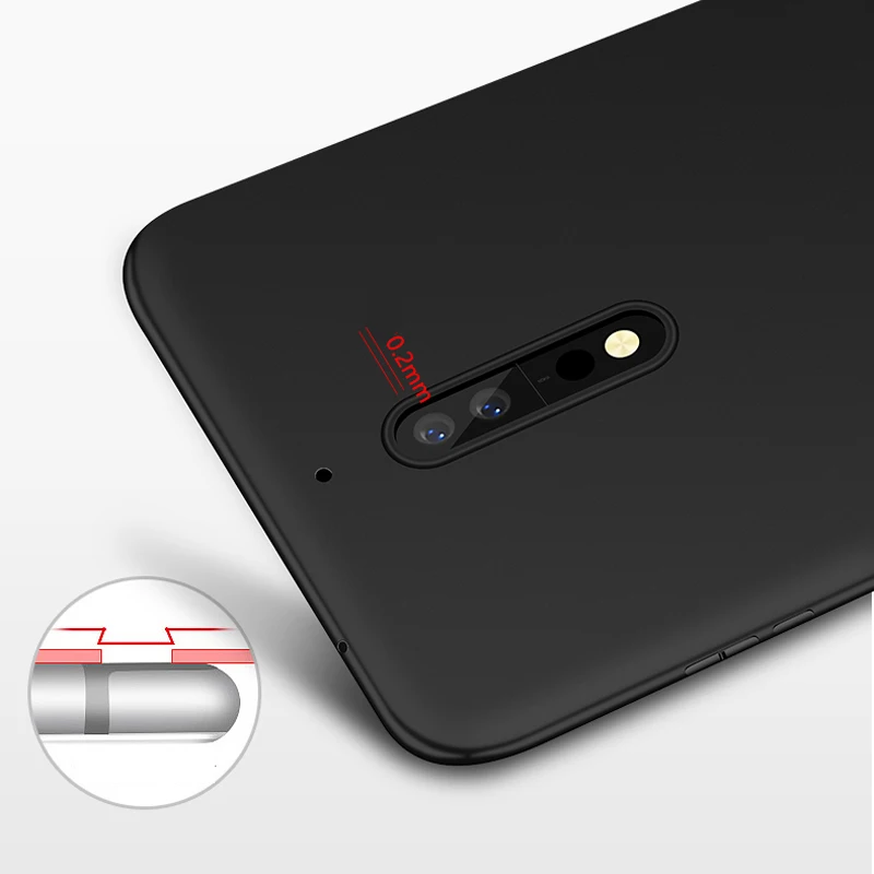Original MODAZONGYE For Nokia 8 Case Soft Silicone Back Cover Phone Nokia8 TA-1004 5.3 inch |