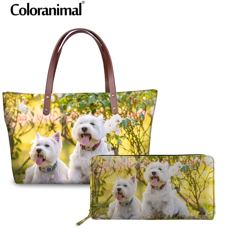 Комплект из 2 предметов Coloranimal Женская роскошная дизайнерская сумка тоут модные