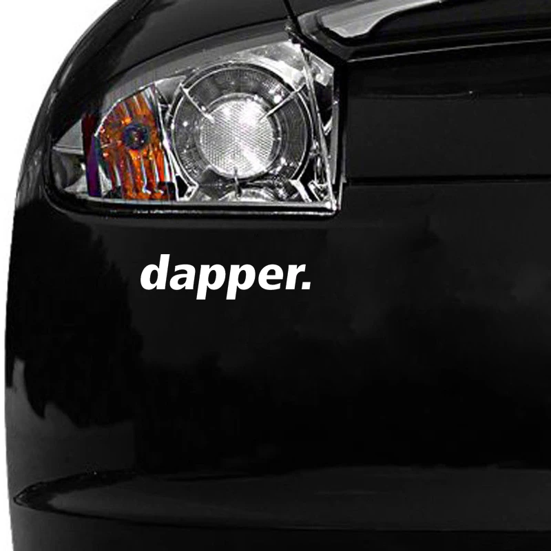 QYPF 14 7 см * 4 крутой автомобильный стиль Dapper Графический виниловый декоративный