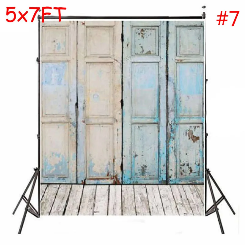 Photo Backdrops Vinyl Wooden Floor Photography Background For Newborn Kid 5x7ft | Электроника