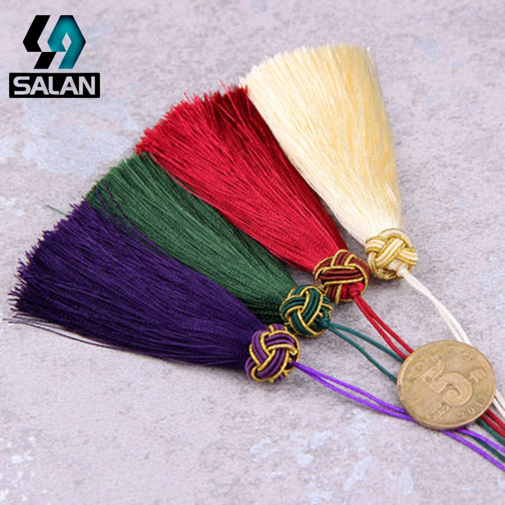 Factory direct handmade knitting Chinese knot hanging small stream Su ear bookmarks pillow DIY cloth table flag accessories | Дом и сад