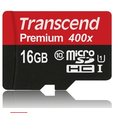 Новый Оригинальный Transcend tf карта 400X16 ГБ 32 64 MicroSD MicroSDHC MicroSDXC Карта Micro Sd class 10 UHS-1 TF
