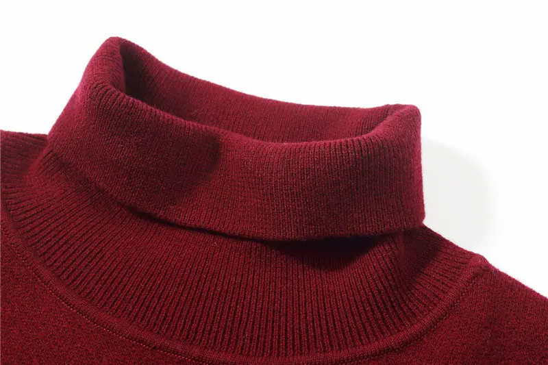 UCAK, брендовый мужской свитер, классический, Повседневный, Pull Homme, чистый мериносовый шерстяной пуловер для мужчин, Осень-зима, кашемировый свитер с высоким воротом, U3004