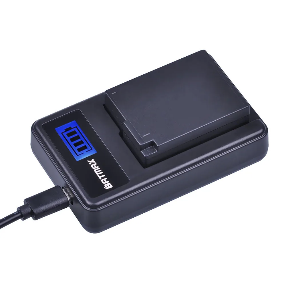 Аккумулятор и зарядное устройство USB с ЖК-дисплеем для фотоаппарата Panasonic |