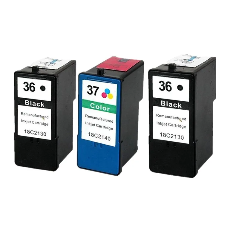 Восстановленный для Lexmark 36 37 чернильный картридж LM-36 LM-37 струйный x3650 x4650 x5650 x6650 x6675