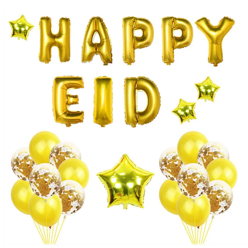 Весь комплект новая мода фольга латекс воздушный шар Звездный конфетти