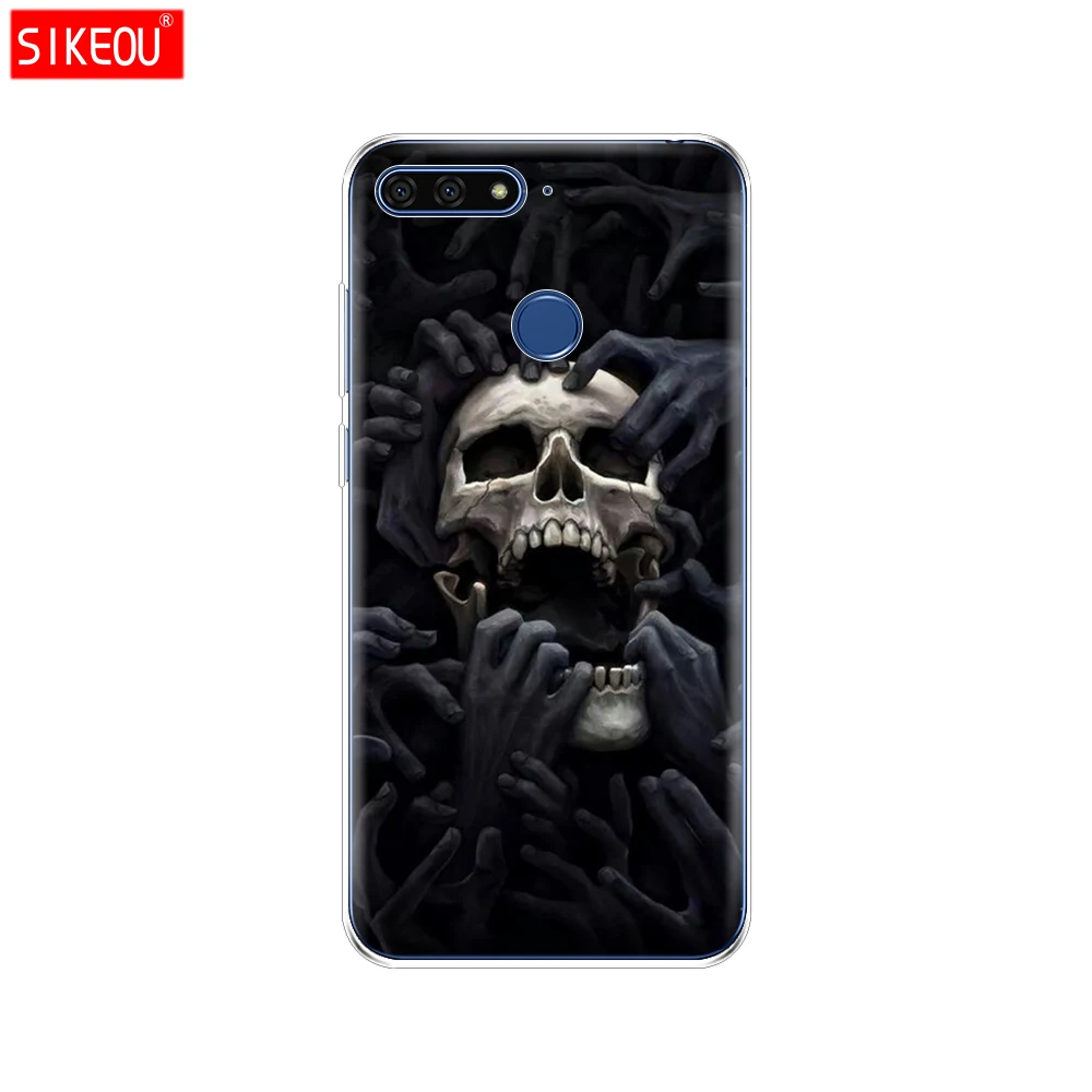 12095 Силиконовый чехол для Huawei Honor 7C, 5,7 дюйма, чехол, мягкий ТПУ, милый чехол, защитный чехол для телефона Huawei honor 7c Aum-L41 - Цвет: 12095