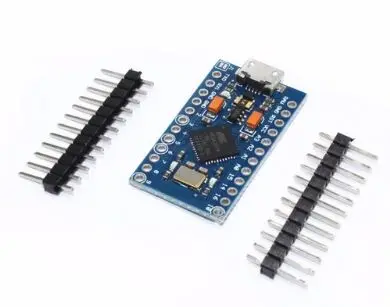 5 шт. Pro Micro ATmega32U4 5 В/16 МГц модуль с 2 Ряд контактный разъем MINI USB MICRO USB - Цвет: MICRO USB
