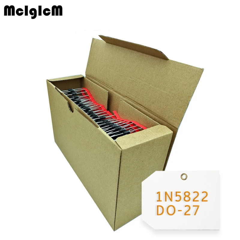 MCIGICM 1250 шт. IN5822 DO-27 3A 40В do-201ad диод Шоттки 1N5822 | Электронные компоненты и
