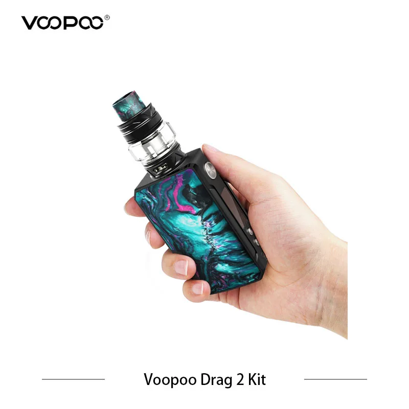 VOOPOO перетащите 2 комплекта двойной Батарея 177 w Box Mod Kit Drag2 Vape электронные сигареты