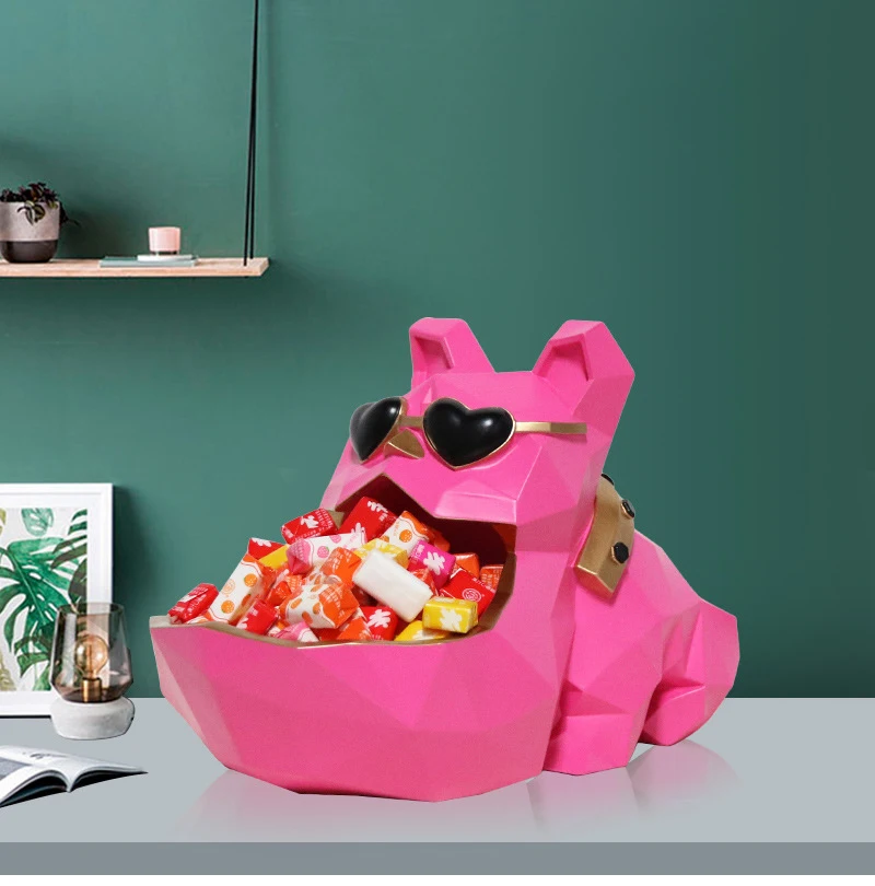 Аксессуары для украшения дома, 3D статуэтка, статуя собаки, коробка для хранения, Настольная скульптура, Декор для дома, украшение для свадебной вечеринки