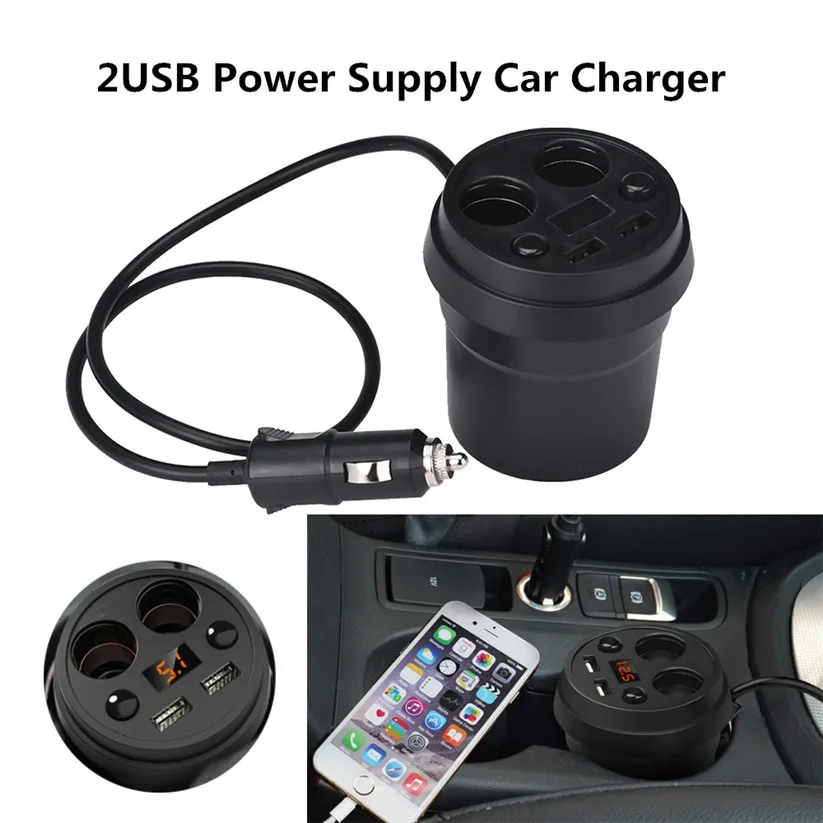 Автомобильный Стайлинг kongyide зарядные устройства 2USB Питание Автомобильное