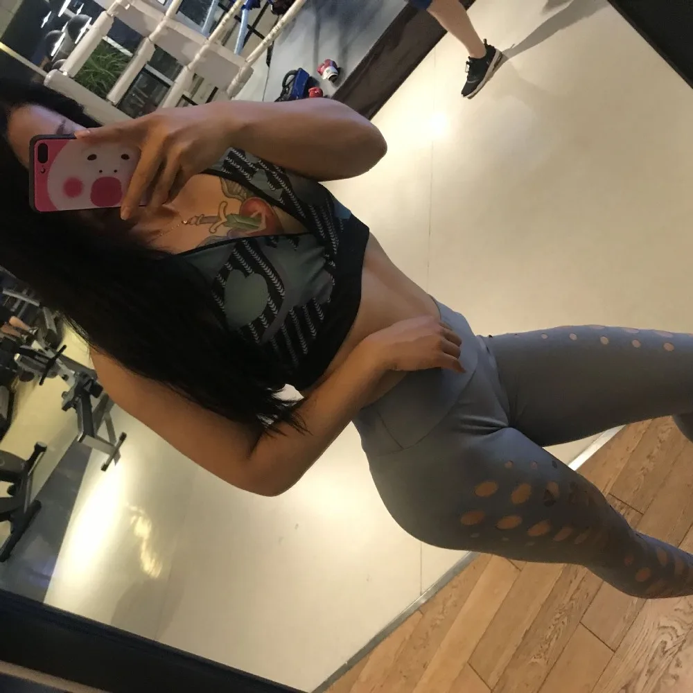 JESDEVICO/летние новые модные леггинсы для женщин Спортивные сексуальные штаны с