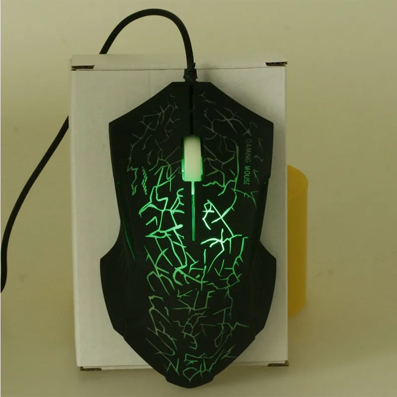 Silent Click USB Проводная игровая мышь 6 кнопок 3200 dpi Mute оптическая компьютерная Мыши