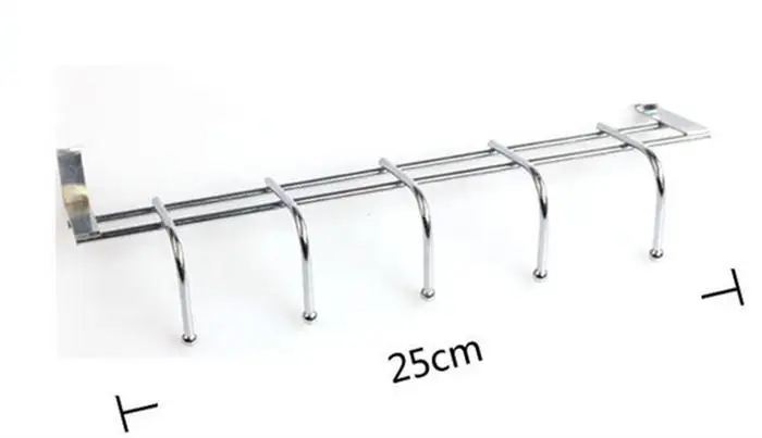 

5 Hooks Wall Mounted Rack Stainless Steel Hanger Clothes Robe Hook Key Coat Holder Hat Hanger Wall