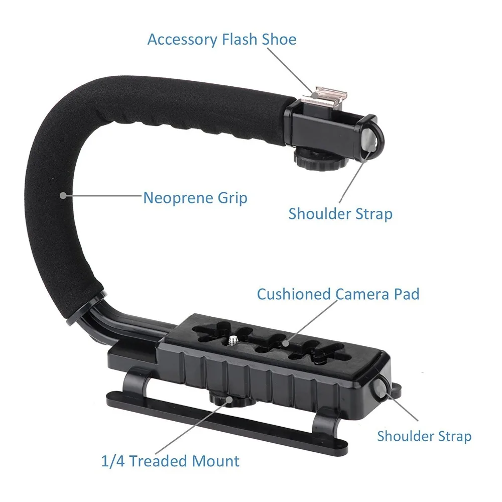 Профессиональное видео Действие Стабилизация Ручной Стабилизатор + 130 шт.