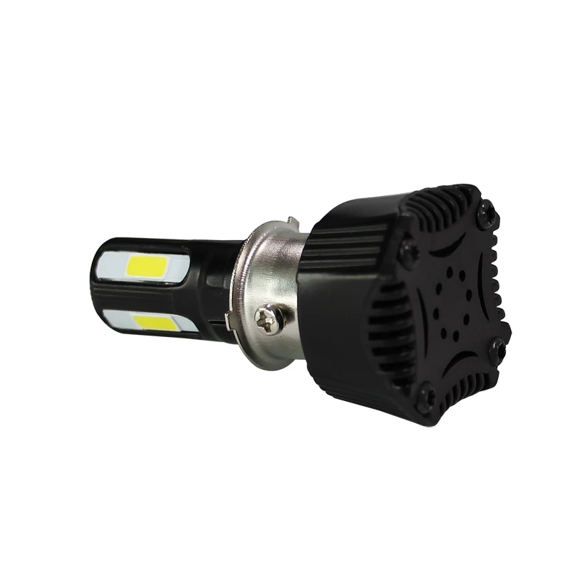 Мощный Универсальный светодиодный RTD для мотоциклов M02H 4 COB AC & DC 40 Вт 4400LM H4 HS1 H6 BA20D
