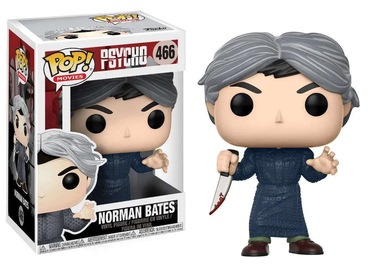 Официальный Funko pop Movies: Psycho-Norman Bates Виниловая фигурка Коллекционная модель игрушки с оригинальной коробкой