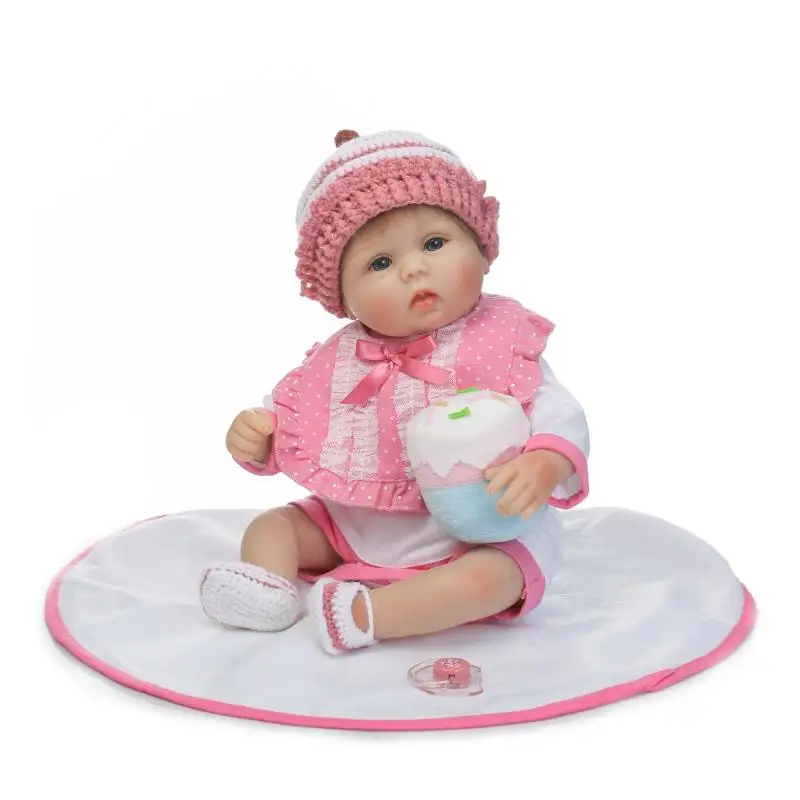 

18-дюймовые Мягкие силиконовые куклы-Реборн, реалистичные куклы для новорожденных девочек на продажу, реалистичные куклы-младенцы, милые со...