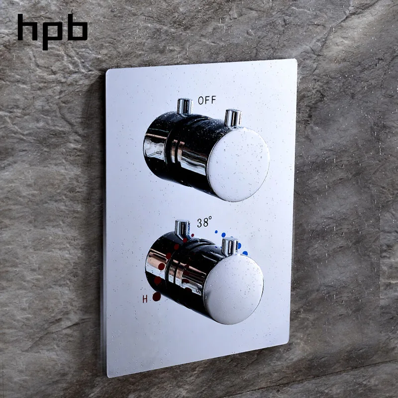 HPB Смесители для ванной комнаты Душевая система 12 дюймов нержавеющая сталь