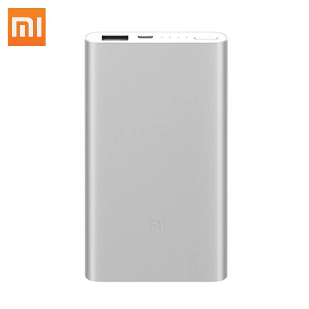 Оригинальный внешний аккумулятор Xiaomi 5000 мАч 2 портативное зарядное устройство