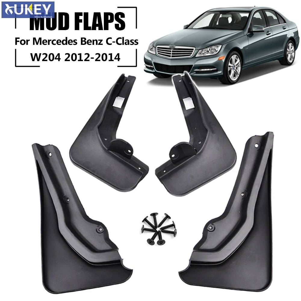 Аксессуары набор форм насадки для защиты от грязи для Benz C Class C-Class W204 Facelift 2012 2013 splash брызговики автомобиля