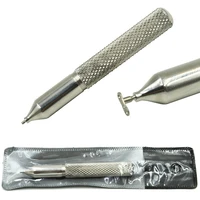professional premier steel nurl grip dermal anchor insertion taper tool for 16g internally threaded body piercing jewelry