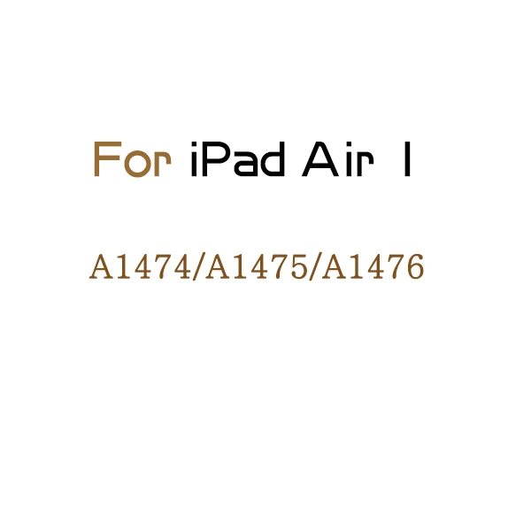 For iPad Air 1 Планшетный чехол для iPad Mini 1 2 3 4 5 флип-чехол для iPad Air 1 2 3 A2133 A1954 A1474 A1475 A1476 iPad Pro 9,7 10,5 11 Smart Cover - Цвет: For iPad Air 1