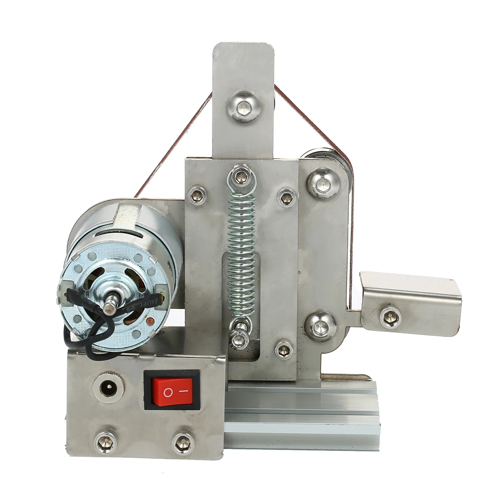 AC 110-240V Многофункциональный ленточный шлифовальный станок DIY шлифовальный мини шлифовальный станок резец кромки точилка