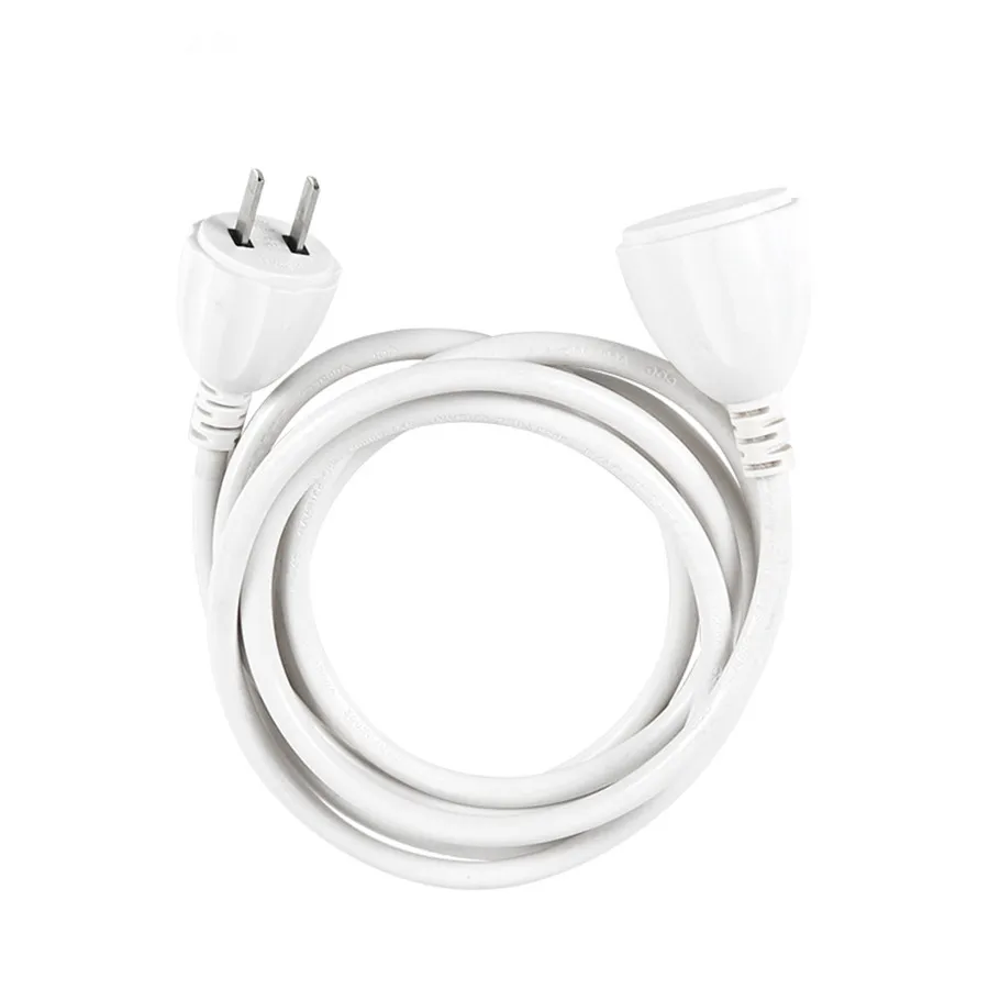 Кабель-удлинитель с 2-контактным разъемом/вилками для бытовой техники 10 А 250 В 1