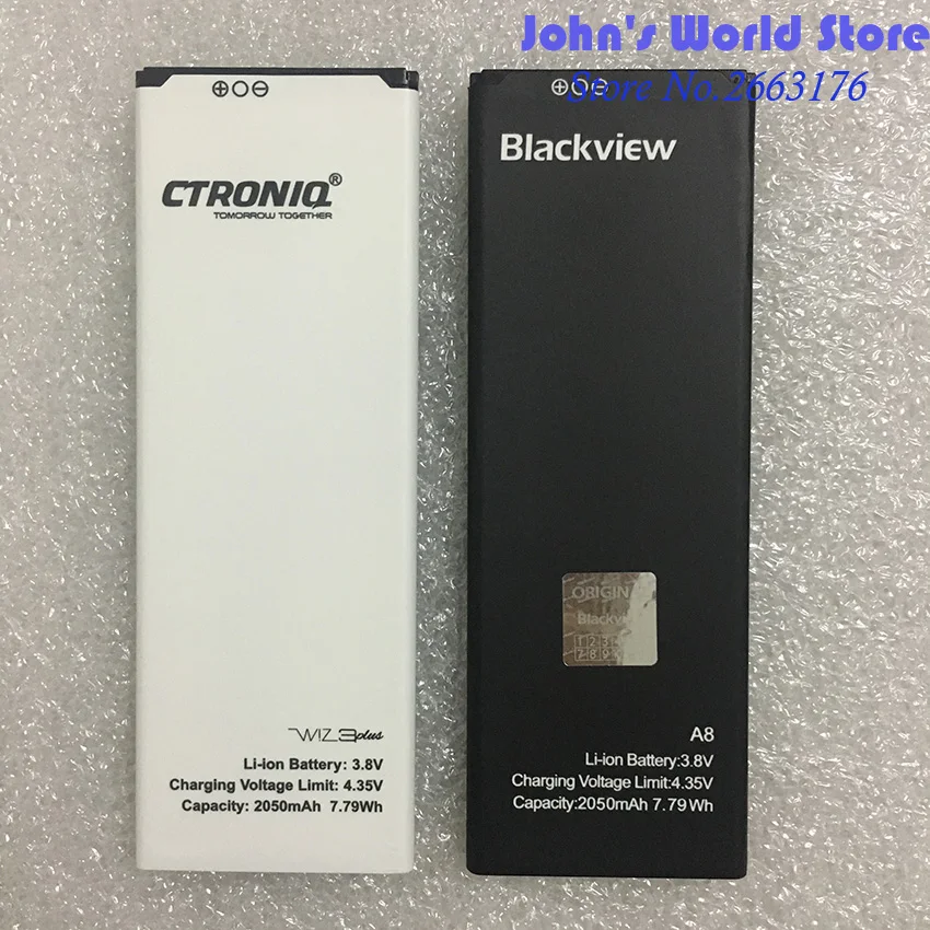 Запасная батарея Blackview A8 2050mAh литий ионная аккумуляторная для смартфона A8|a8