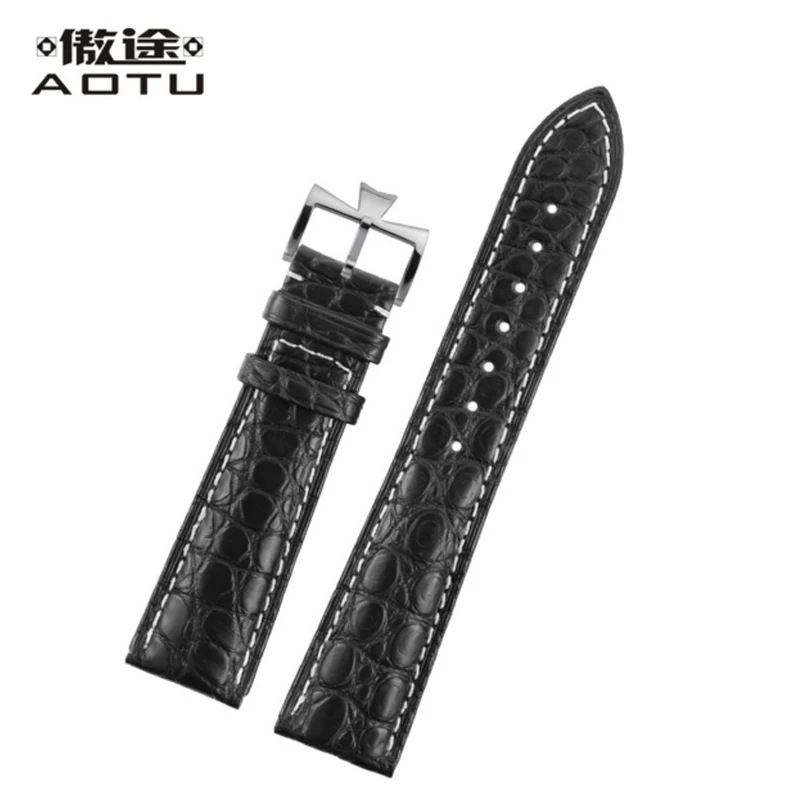 Genuine Leather Watchbands For Vacheron Constantin Patrimony Series Women Watches Strap Crocodile Top Quality Men Watch Band | Наручные