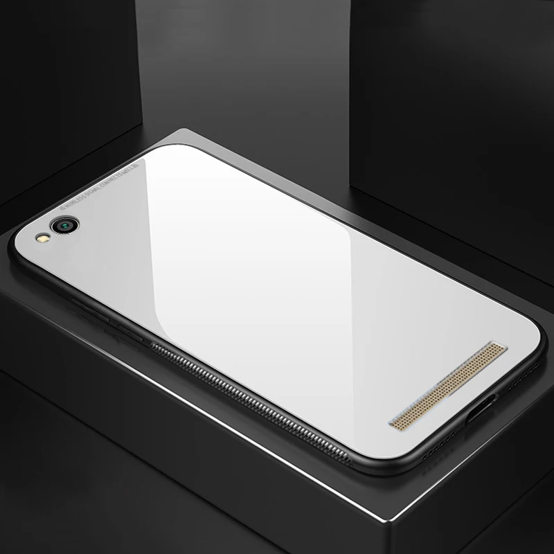 YUETUO ТПУ закаленное стекло для задней крышки телефона etui coque cover case for xiaomi redmi 4a 4 a