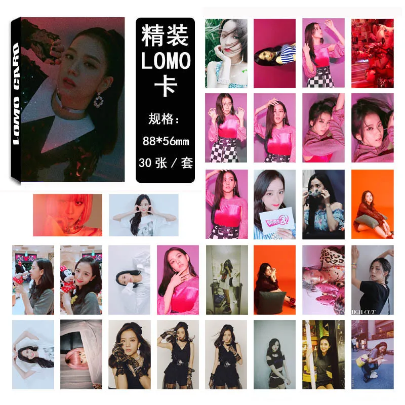 30 шт./компл. KPOP BLACKPINK альбом самодельная бумага ЛОМО карта фото карта Плакат HD Фотокарта коллекция фанатов