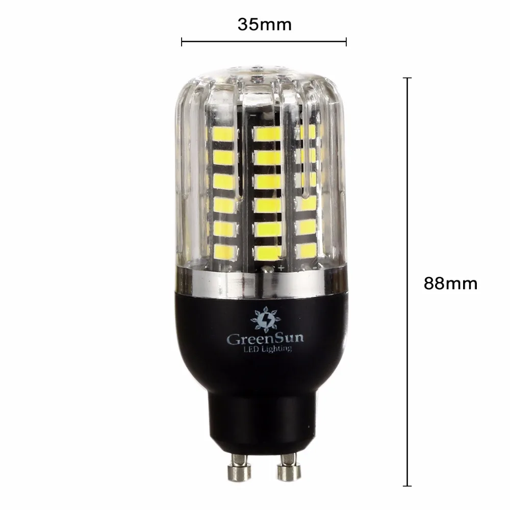 Высокая люменов GU10 5736 SMD LED кукурузная лампа 4/10 шт 220В 5 Вт Светодиодная