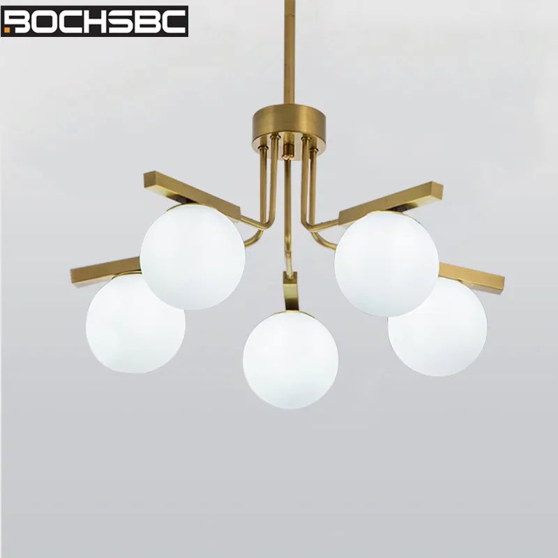 BOCHSBC стеклянный абажур подвесные лампы для столовой гостиной подвеска