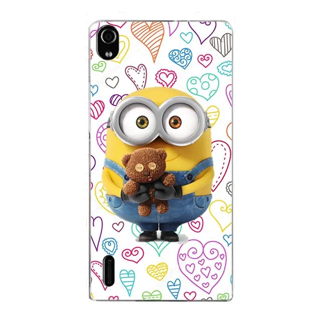L145 Для huawei Ascend P7 P7-L10 P7-L00 чехол для телефона huawei Ascend P 7 чехол с принтом для huawei Ascend P7-L05 чехол для P7-L11 - Цвет: L145