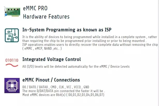 Gsmjustoncct памяти на носителе EMMC PRO коробка emmc pro программатор mit усилитель Werkzeug