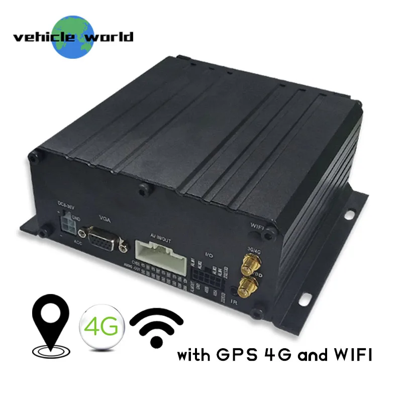 1080 P 4CH жесткий диск мобильный DVR с gps 3g 4G Wifi грузовик MDVR|Видеорегистратор для