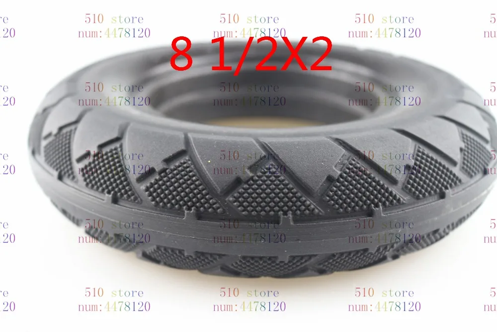 

high quality 8 1/2x2 Scooter Solid Tire Skateboard Tyre WheelsDurable Thick Wheels Solid Outer Tyres for Electric