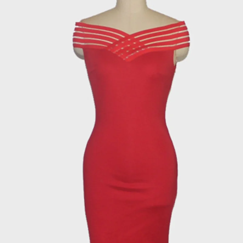 Женское вечернее платье русалка черное облегающее с открытыми плечами модель TS383