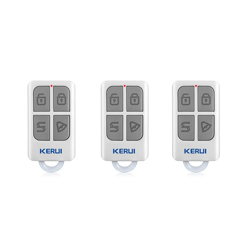 KERUI 3 шт/5 шт Беспроводной удаленного Управление для GSM PSTN голос домашней безопасности Smart Alarm Системы G18 g19 W1 W2 W18 K7 - Цвет: Серебристый