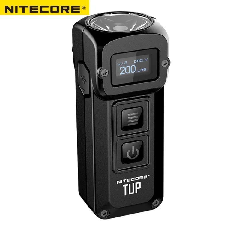 NITECORE Заводское изготовление USB Перезаряжаемые мини фонарик CREE XP L HD V6 max 1000 лм