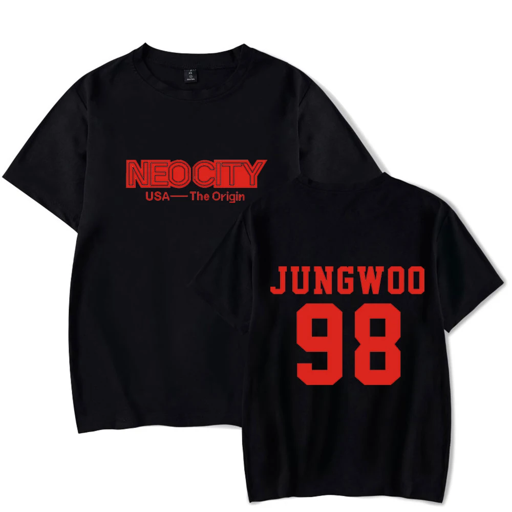 NCT 127 T-shirt Mens Tshirt Print NEO CITY WIN YUTA MARK JUNGWOO Short Sleeve Tshirts Summer Clothing | Мужская одежда