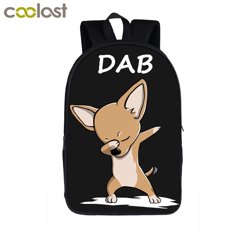 Dab Puppy Шиба ину рюкзак для детей школьные сумки Dab Panda рюкзак для подростков девочек и мальчиков рюкзак для ноутбука сумка для книг - Цвет: 16cunShiba Inu12